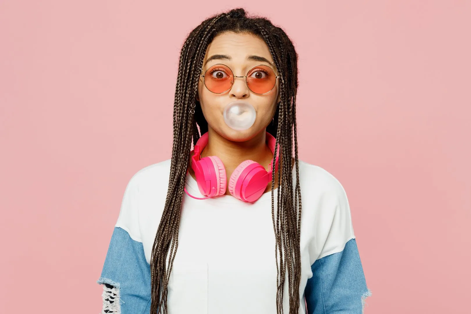 How About Chewing Gum With Braces