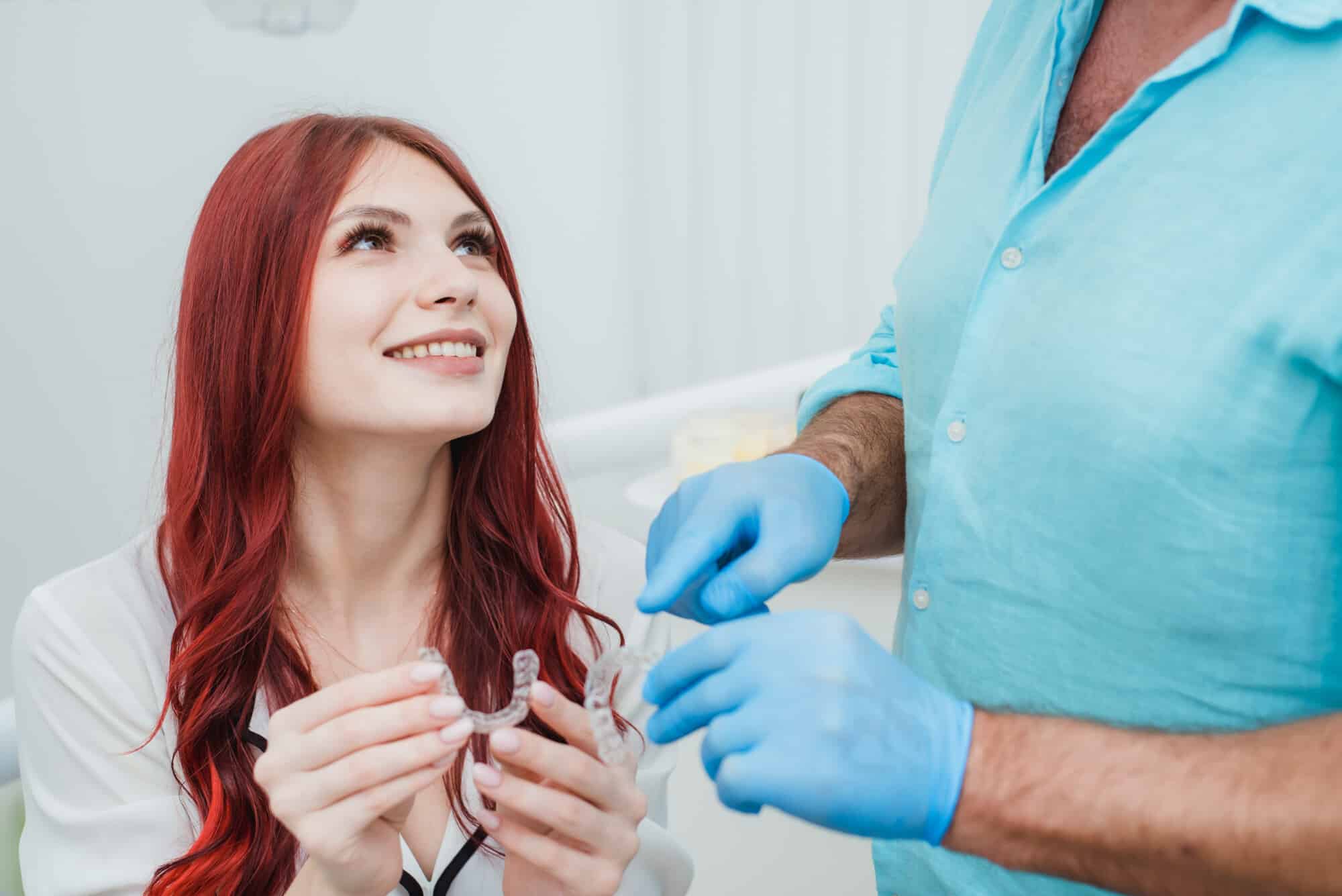 straightening teeth